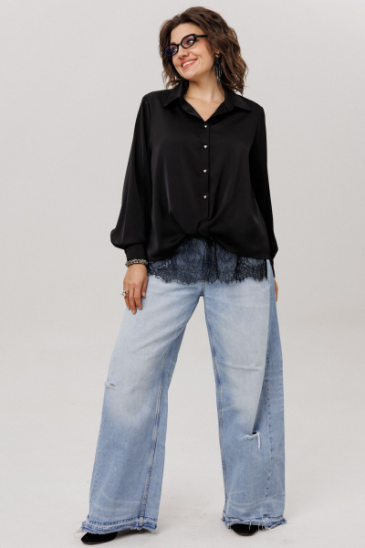 Блуза Anelli 1663 глянцевый_агат - фото 7