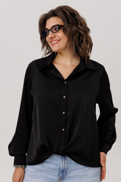 Блуза Anelli 1663 глянцевый_агат - фото 6