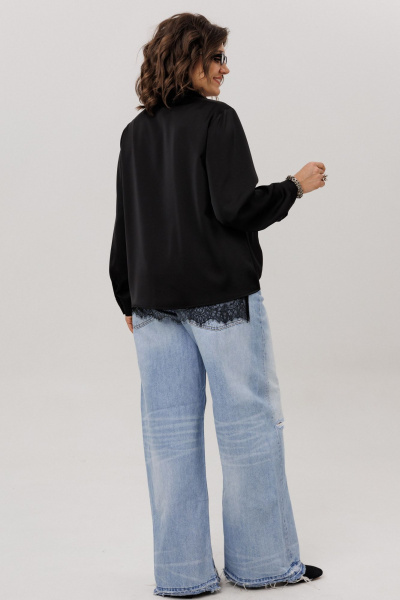 Блуза Anelli 1663 глянцевый_агат - фото 5