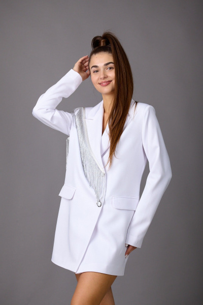 Жакет Rosheli 1172 белый - фото 10