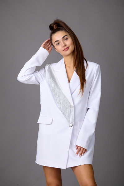 Жакет Rosheli 1172 белый - фото 9
