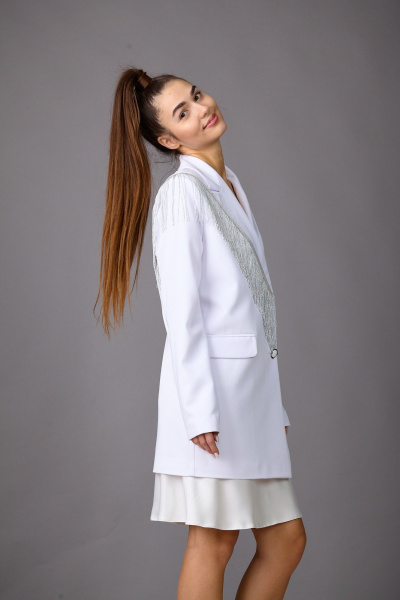 Жакет Rosheli 1172 белый - фото 8