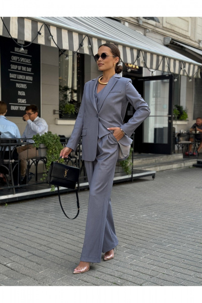 Брюки, жакет, жилет KORTNI 11Р30/4G5/16BR3 серый - фото 3