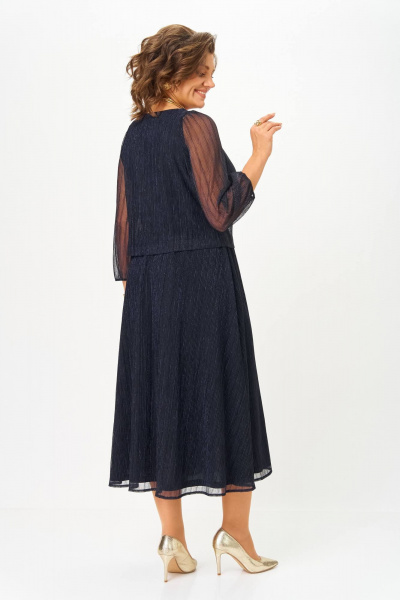 Платье Slaviaelit 562 т.синий - фото 6