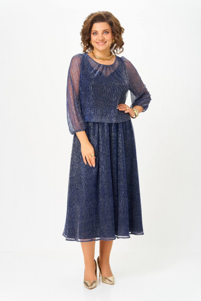 Платье Slaviaelit 562 св.синий - фото 2