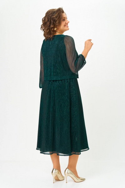 Платье Slaviaelit 562 зеленое - фото 3