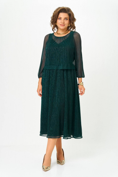 Платье Slaviaelit 562 зеленое - фото 2