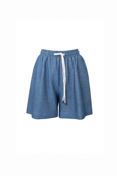 Шорты casual из трикотажа и хлопка с карманами Alena Goretskaya A1649/7 - фото 3