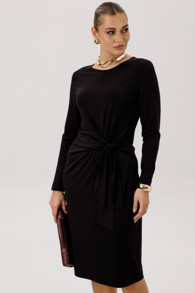 Платье с драпировкой и блестящим напылением женственное Fantazia Mod 4992 - фото 5