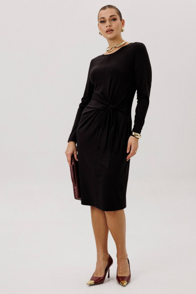 Платье с драпировкой и блестящим напылением женственное Fantazia Mod 4992 - фото 3