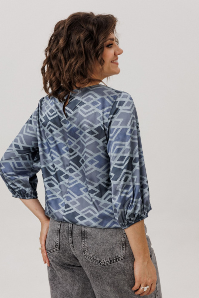 Блуза Anelli 1779.1 аронианский_синий - фото 6