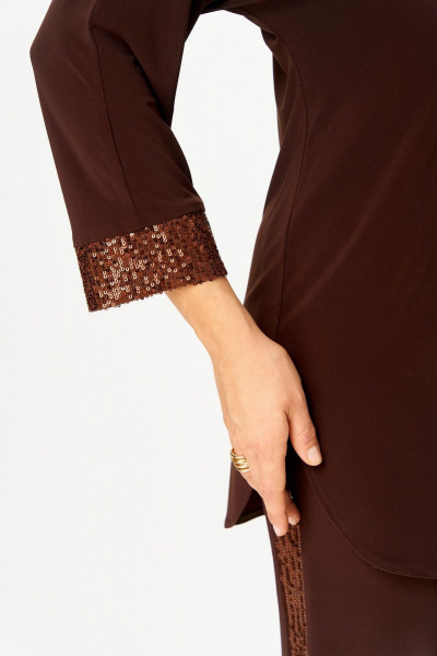 Блуза, брюки Svetlana-Style 3017  темный_шоколад - фото 7