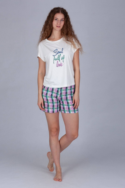 Майка, шорты Belarusachka С2004188 гиацинт - фото 4