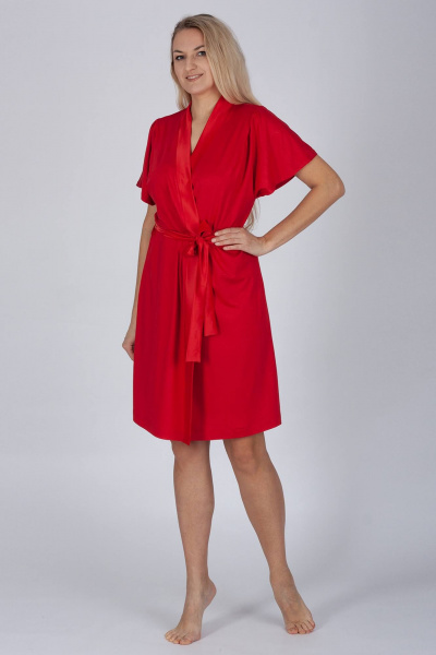 Пеньюар Belarusachka С3004019 кармин_ - фото 4