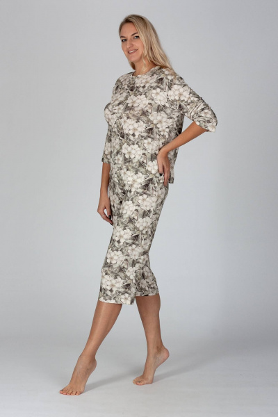 Брюки, джемпер Belarusachka С4134О гортензия олива - фото 1