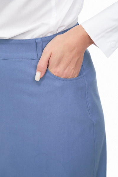 Юбка Takka Plus 25-259 голубой - фото 6