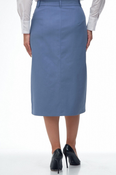 Юбка Takka Plus 25-259 голубой - фото 5
