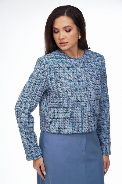 Жакет Takka Plus 25-260 голубой - фото 8