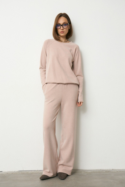 Брюки, джемпер Luitui R4061 розовый - фото 1