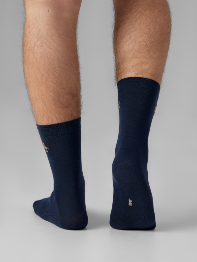 Носки Mark Formelle 017K-3423/25017K-1 т.синий_рис.3423 - фото 2