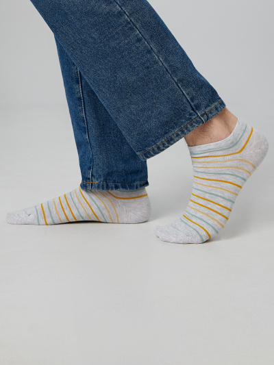 Носки Mark Formelle 104K-2321/23104K св.серый_меланж_рис.2321 - фото 1