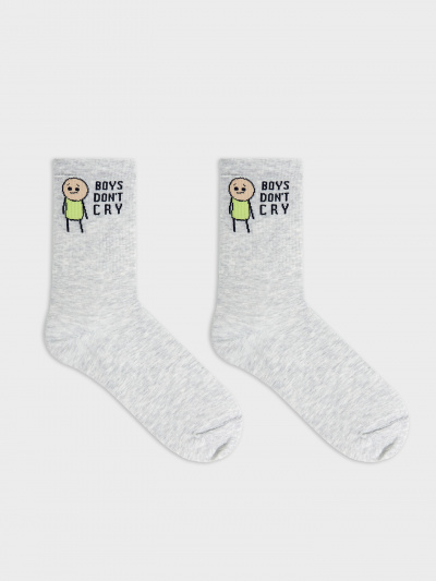 Носки Mark Formelle 107K-2732/24107K св.серый_меланж_рис.2732 - фото 3