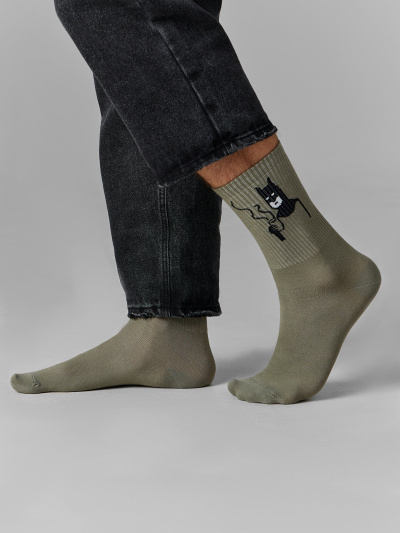 Носки Mark Formelle 107K-3348/25107K оливка_рис.3348 - фото 1