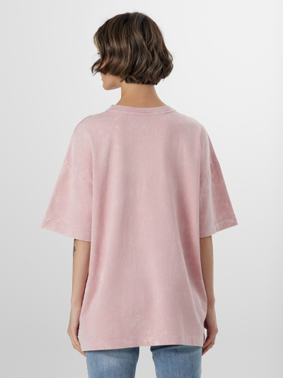 Футболка Mark Formelle 112953/24-ОБР32551П-0 пыльный_розовый_печать1_009.2_Эйсид_1_сл_на_пол - фото 2