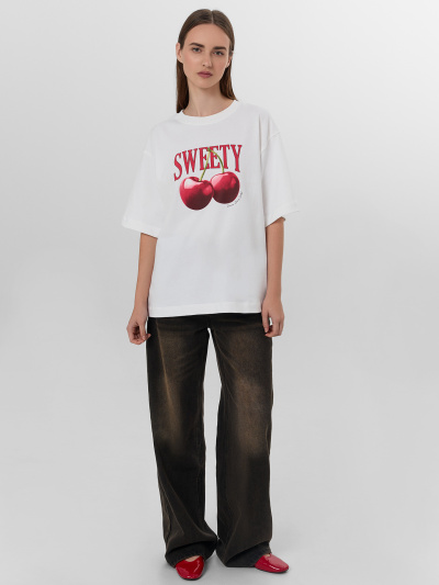 Футболка Mark Formelle 112961/24-29525П-0 белый_печать26_1_сл_на_пол - фото 1