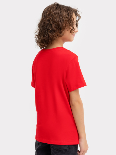 Футболка Mark Formelle 113379/24-26589П-0 красный_печать1_3_сл_на_пол_ТП - фото 5