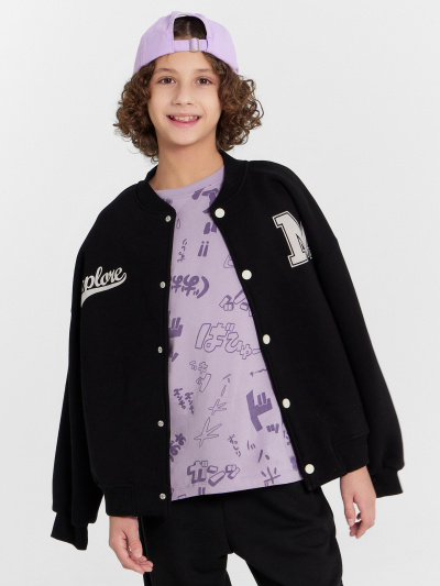 Футболка Mark Formelle 113384/24-27421П-0 текст_на_лаванде - фото 3