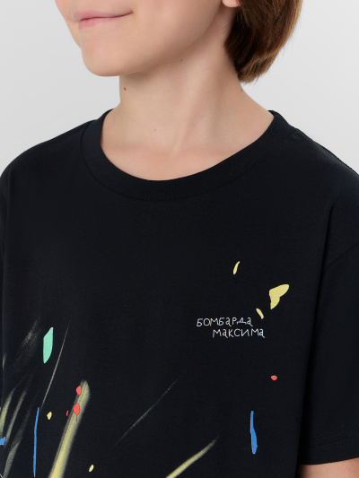 Футболка Mark Formelle 113433/25-38246П-0 черный_печать3_3_сл_на_пол_3_сл_на_ЛВ_рукаве_Д - фото 4