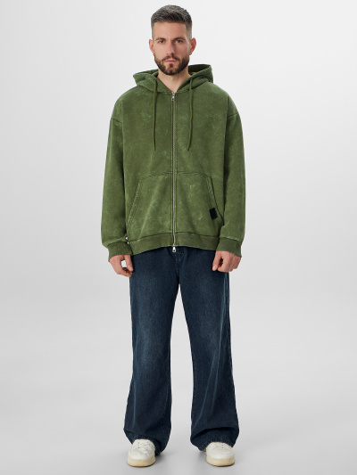Толстовка Mark Formelle 121211/25-ОБР5699Ц-7П ACID_WASH_травяной_009.Эйсид_2_3_007_Д - фото 1