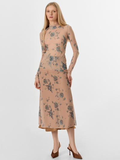 Джемпер Mark Formelle 122845/25-ОБР34945П-10 розы_на_марципане_010.2_Сублимация_полотна - фото 4