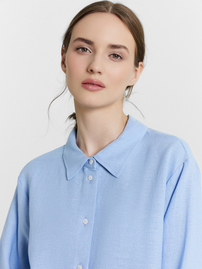 Рубашка Mark Formelle 122854/1/24-26537Ц-9 голубой - фото 4