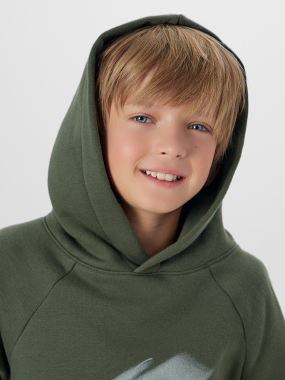 Худи Mark Formelle 123418/25-36580П-7П хаки_печать1_2_сл_на_пол - фото 4