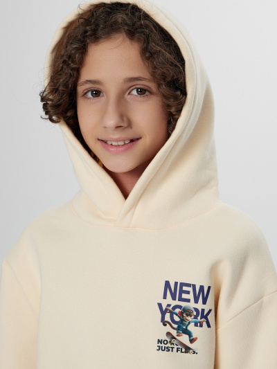 Худи Mark Formelle 123422/25-37287П-7П топленое_молоко_печать_3_сл_на_пол_ДТФ - фото 3