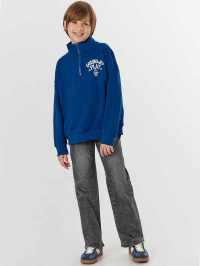 Свитшот Mark Formelle 123472/25-34866П-7 сапфировый_печать_1_сл_на_пол_1сл_на_пол - фото 3