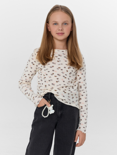 Джемпер Mark Formelle 127885/25-37030П-1 цветочки_на_молочном - фото 5