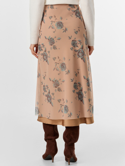 Юбка Mark Formelle 152814/25-ОБР34946П-10 розы_на_марципане_010.2_Сублимация_полотна - фото 3