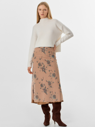 Юбка Mark Formelle 152814/25-ОБР34946П-10 розы_на_марципане_010.2_Сублимация_полотна - фото 1
