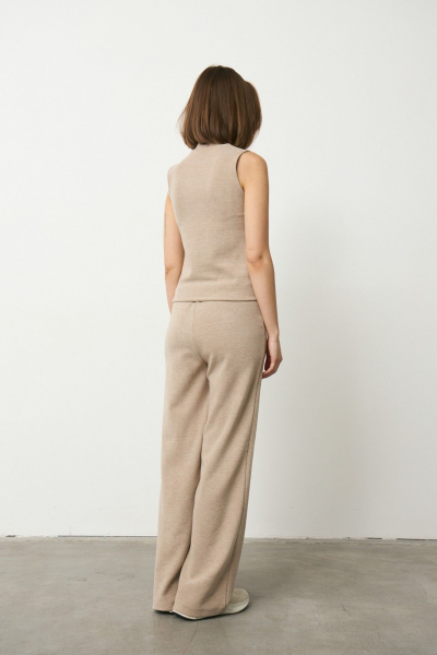 Джемпер Luitui R5090 бежевый - фото 3