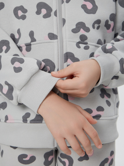 Толстовка Mark Formelle 167737/1/25-36230П-7П леопард_на_св.сером - фото 3