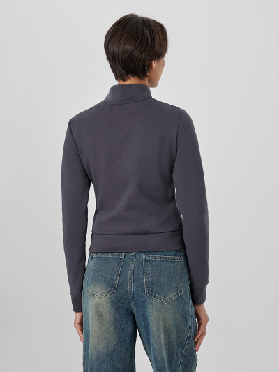 Толстовка Mark Formelle 172039/25-35987П-2 металлический_серый_печать_1_сл_термотрансфер_на_ЛВ - фото 3