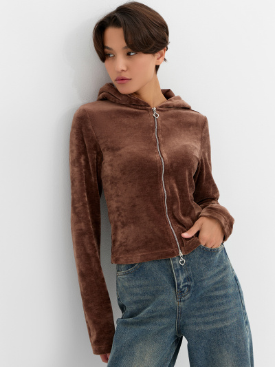 Толстовка Mark Formelle 172124/24-33179Ц-3 шоколад - фото 3