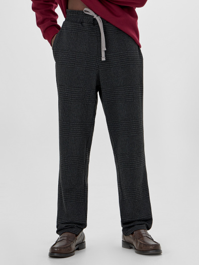 Брюки Mark Formelle 181219-1/25-4942П-4 клетка_черная_на_сером - фото 4