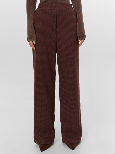 Брюки Mark Formelle 182535-1/24-30706П-4 шоколадная_клетка - фото 2