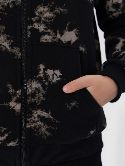 Толстовка Mark Formelle 363321/25-37082П-7П разводы_на_черном - фото 3