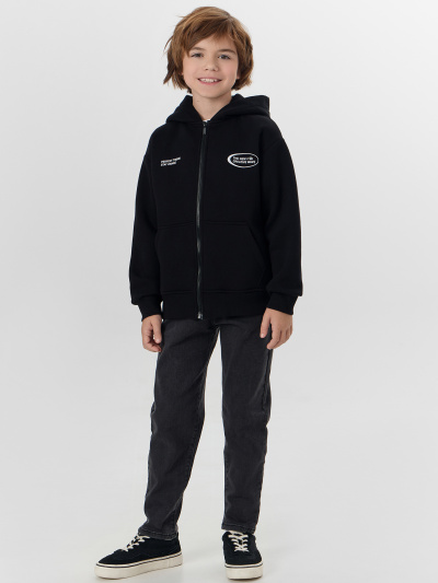 Толстовка Mark Formelle 363332/1/24-30918П-7П черный_печать3_1_сл_на_пол_1сл_на_пол - фото 1