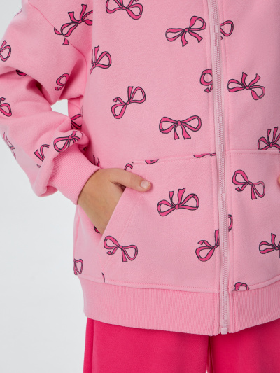 Брюки, жакет, футболка Mark Formelle 397736/25-36703П-7 бантики_на_розовом_маджента_белый_2_сл_на_пол_(фоль - фото 4